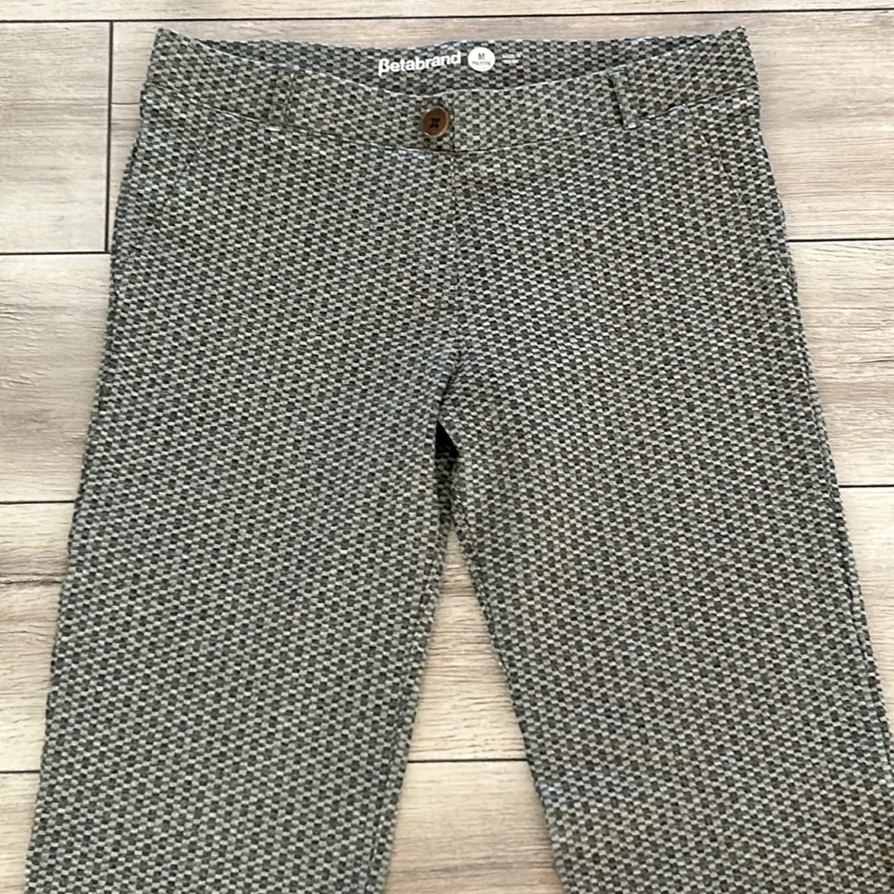 Betabrand Size Medium Patterned Pull On Pants - image 3
